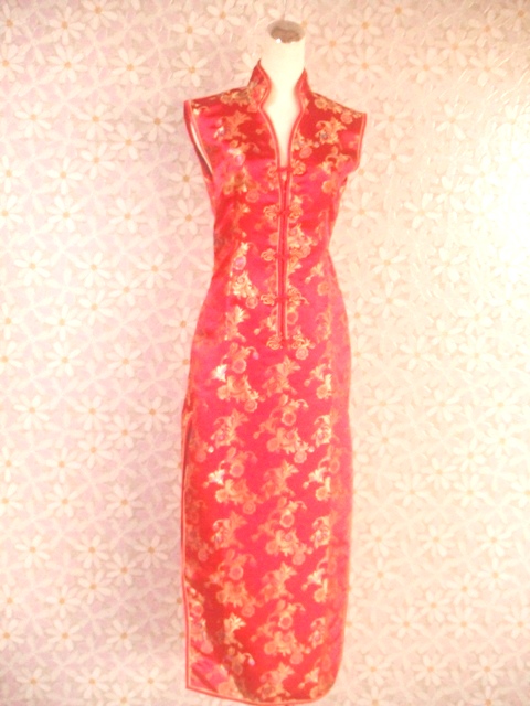旗袍-15-中國紅旗袍